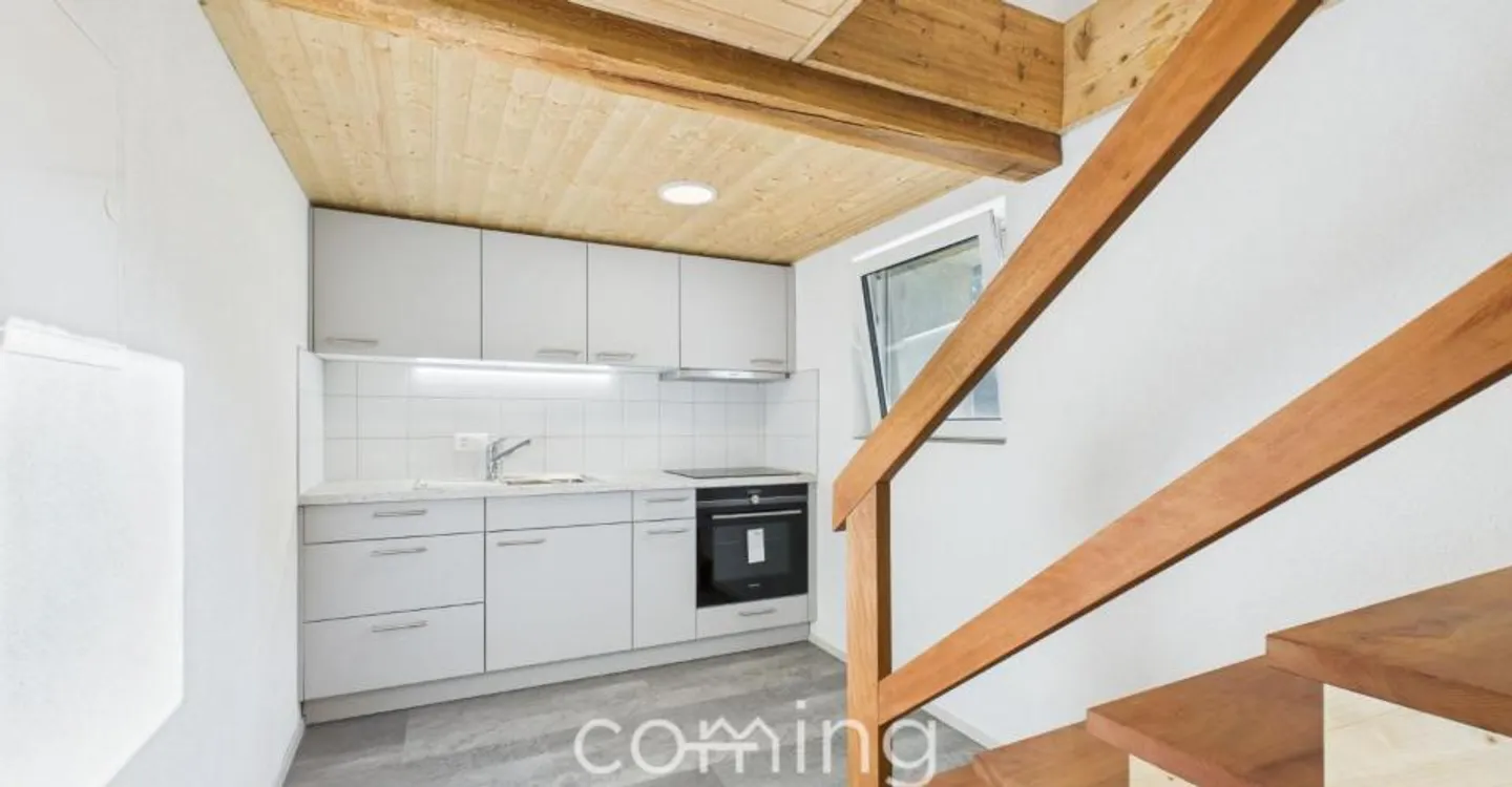Calme, ensoleillé et avec vue sur la montagne - appartement 1.5 pièces presque neuf à Hohtenn - Photo 6 sur 9