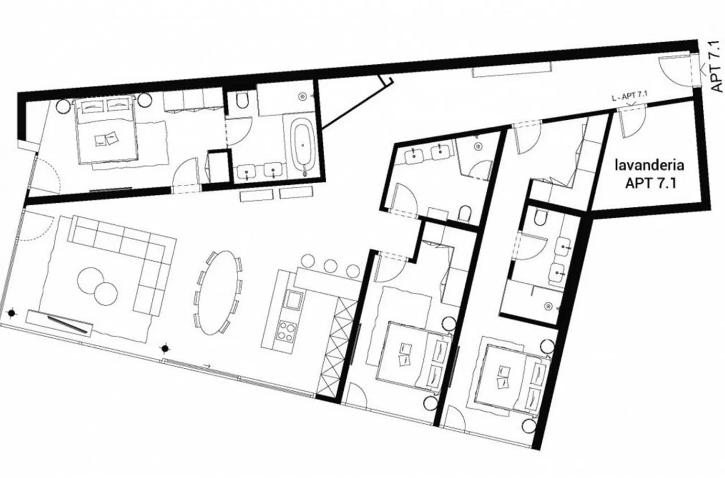 Penthouse for sale in Lugano with Terrace, Garden and Lake View - Photo 15 of 15