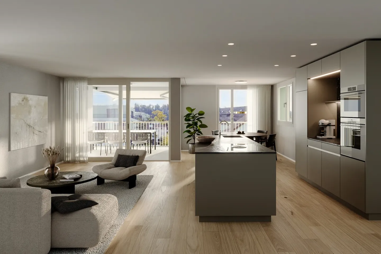 New Construction Project Olea 4.5-Room Apartment for Families - Photo 4 of 5