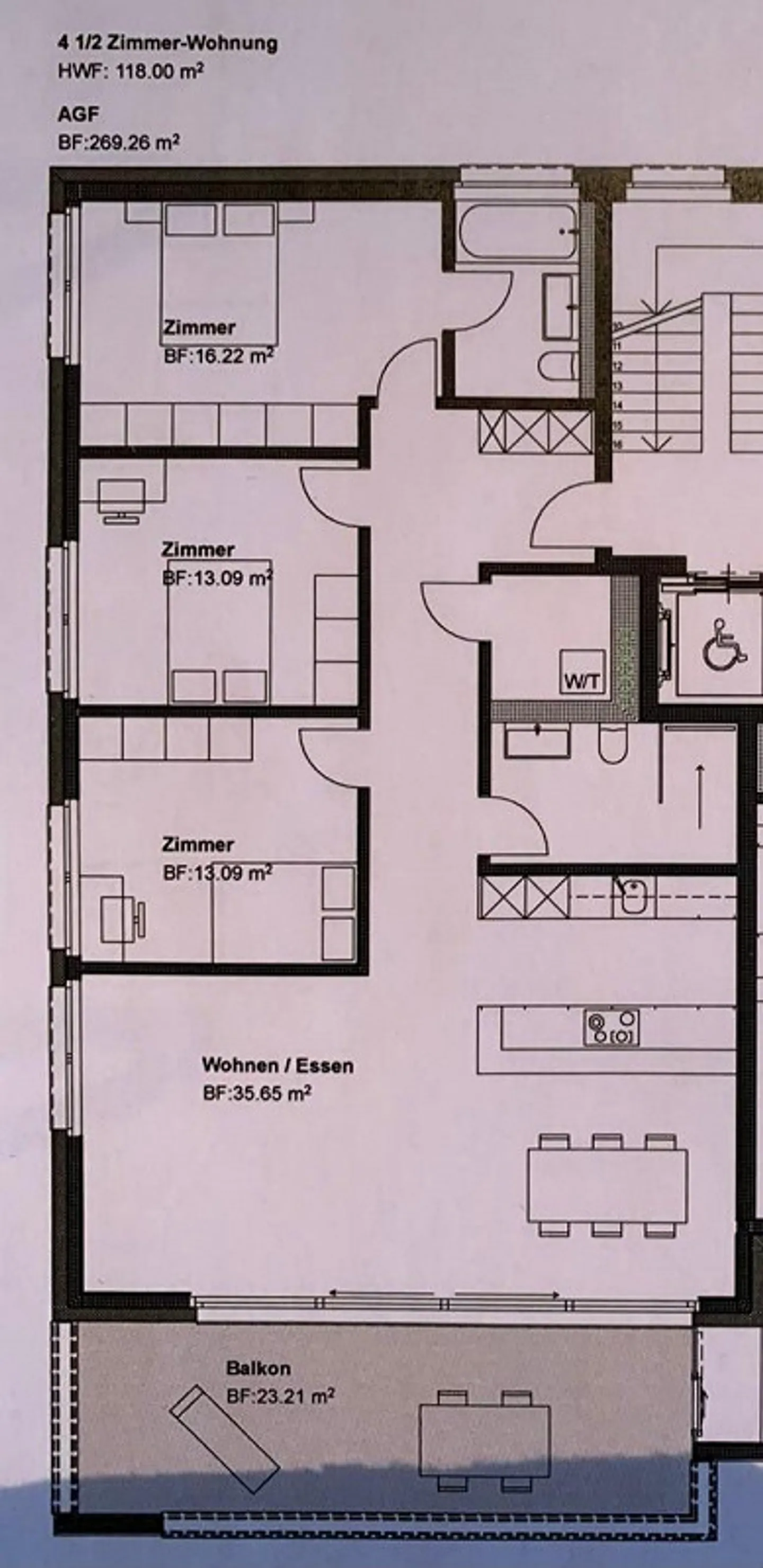 Appartement 4,5 pièces - Photo 7 sur 7