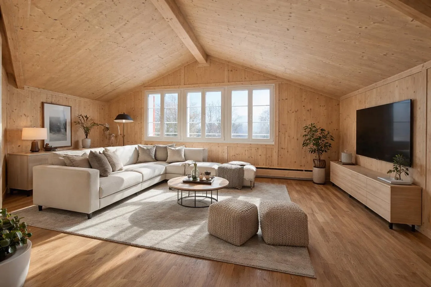 Charmante Dachwohnung mit Aussicht - Foto 2 von 6