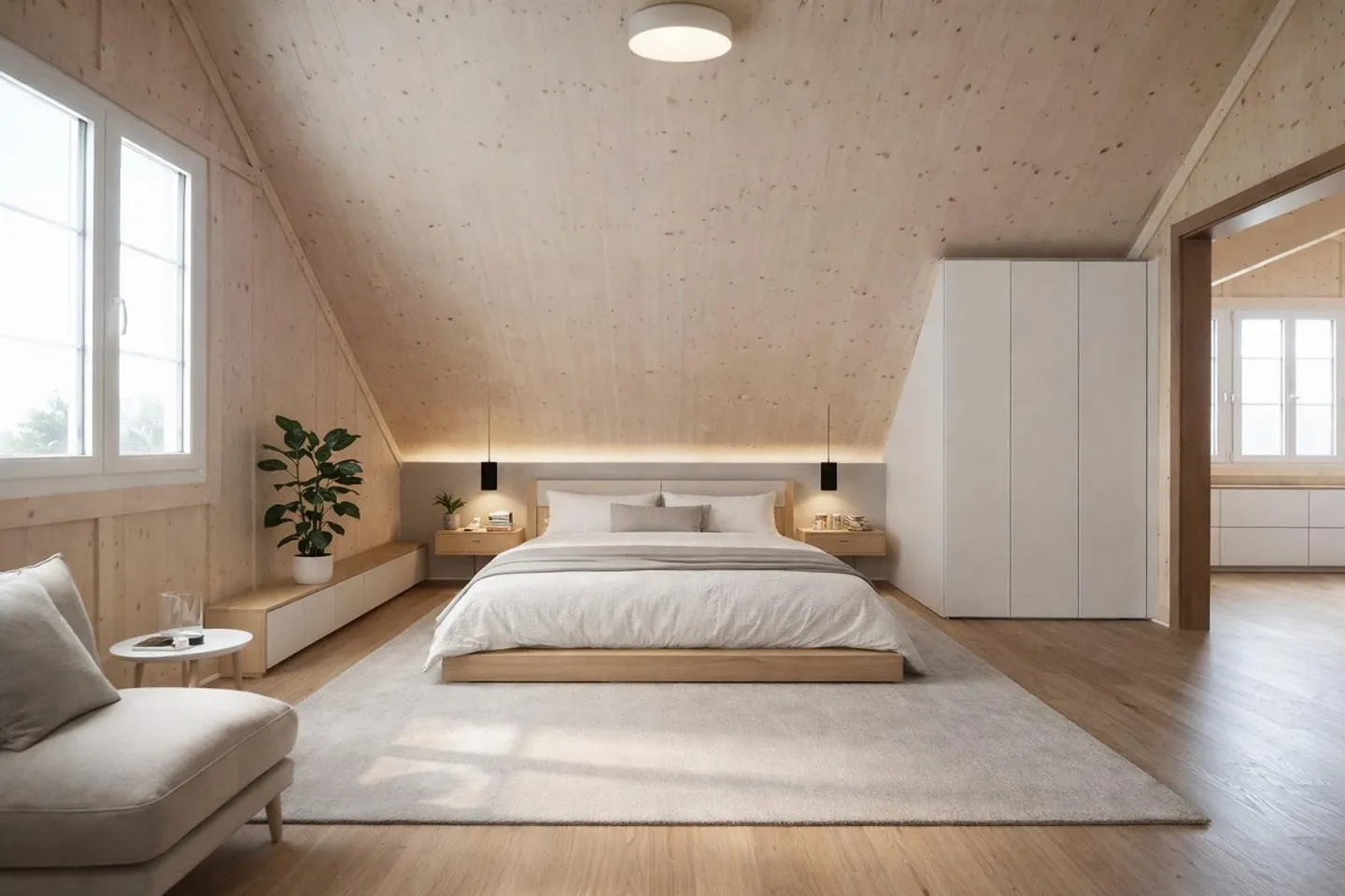 Charmante Dachwohnung mit Aussicht - Foto 3 von 6