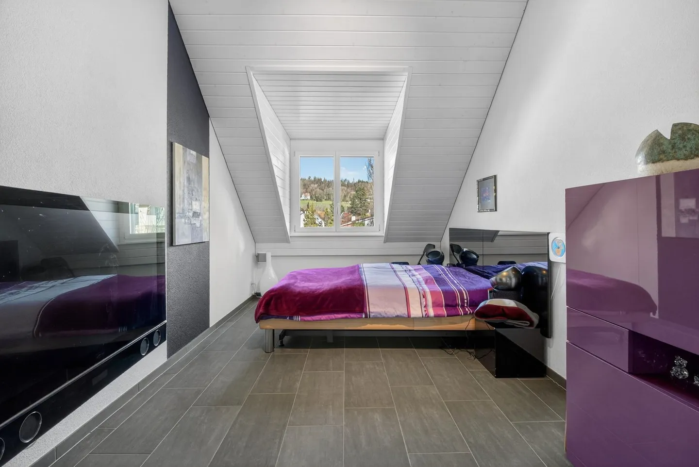 Appartement en duplex moderne de 5,5 pièces avec vue dégagée - Photo 5 sur 13