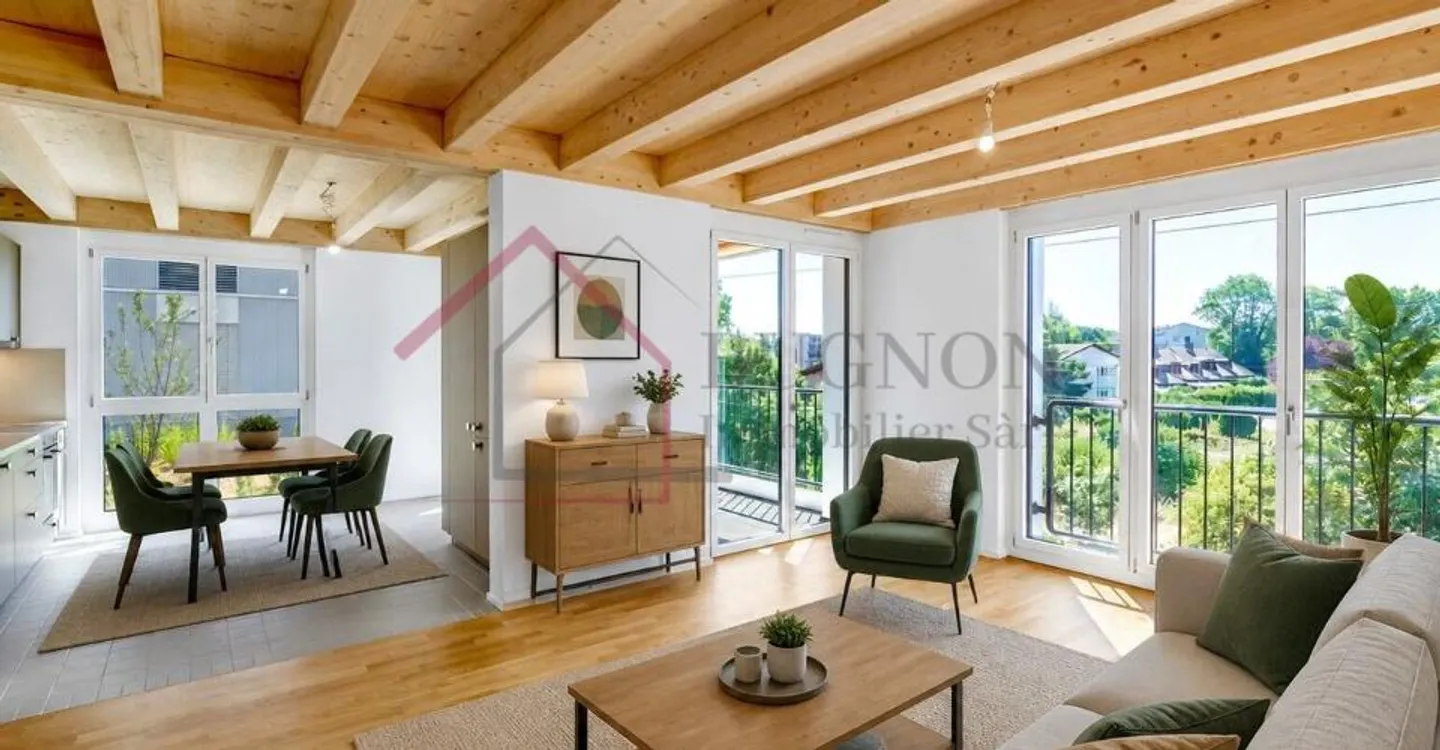 Eine neue 2,5-Zimmer-Wohnung, die Komfort, Nachhaltigkeit und Mobilität vereint - Foto 4 von 13