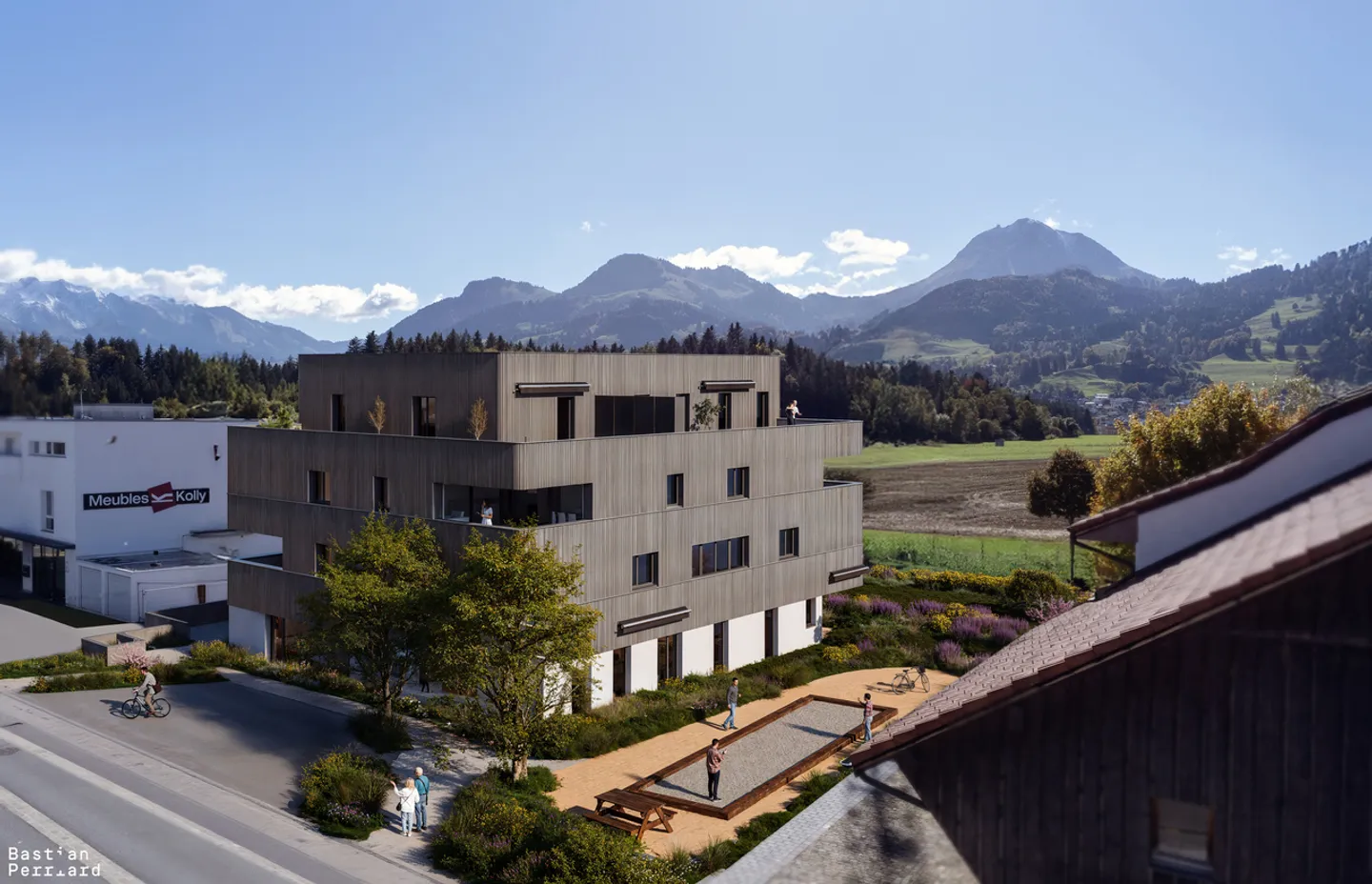 2.5 Luxury Apartments at the Foot of Moléson, Near the Center of Bulle - Photo 2 of 5