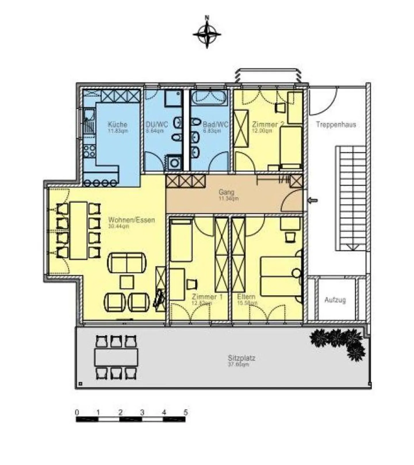 Grosszügige Wohnung mit Balkon - Foto 10 von 10