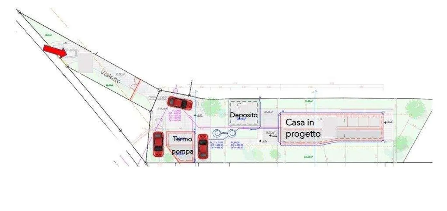TERRENO EDIFICABILE CON PROGETTO PER VILLETTA - Foto 3 di 5