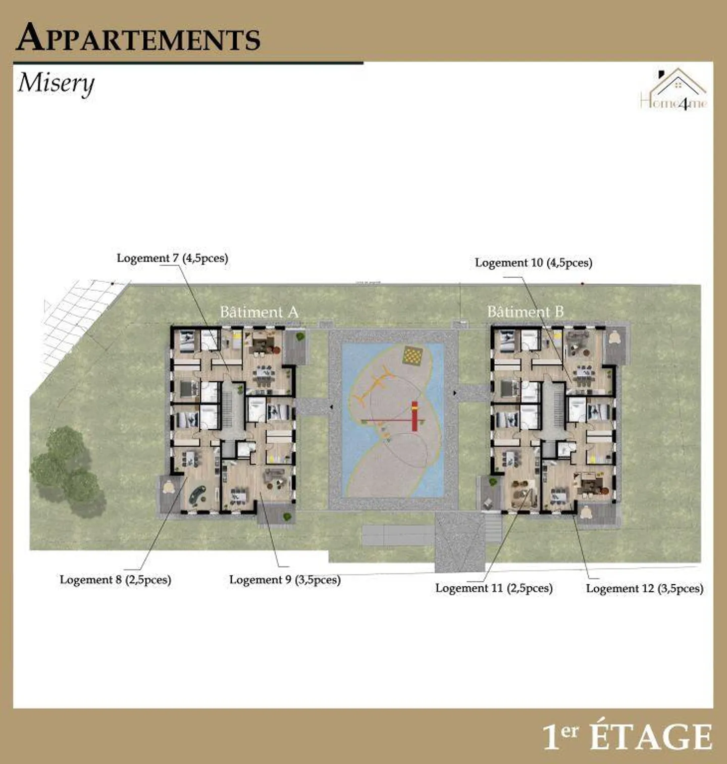 Zu verkaufen 3,5-Zimmer-Wohnung in der Gemeinde Misery - Foto 10 von 13