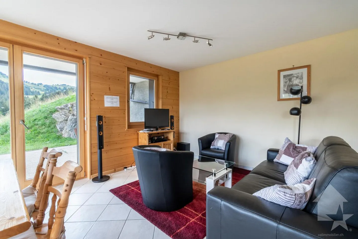 Champoussin, appartamento arredato di 2.5 locali con terrazza - Foto 4 di 11