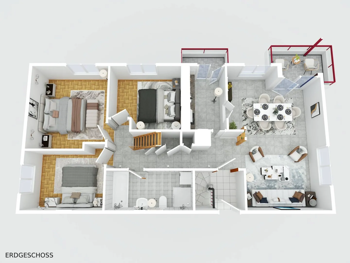 Geräumige Wohnung mit Galerie - Foto 2 von 17