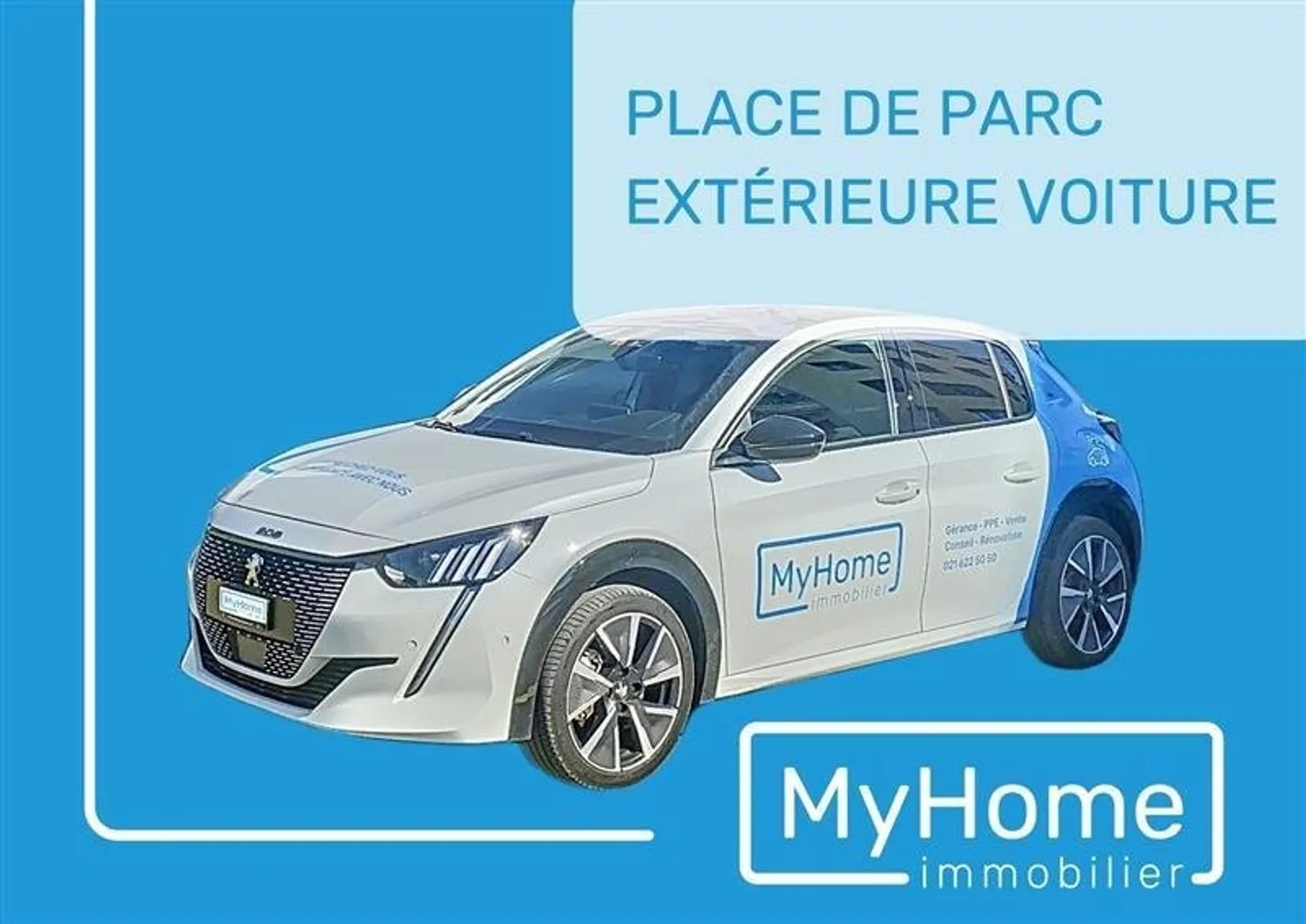 Außenparkplatz zur Miete in Ecublens - Foto 1 von 1