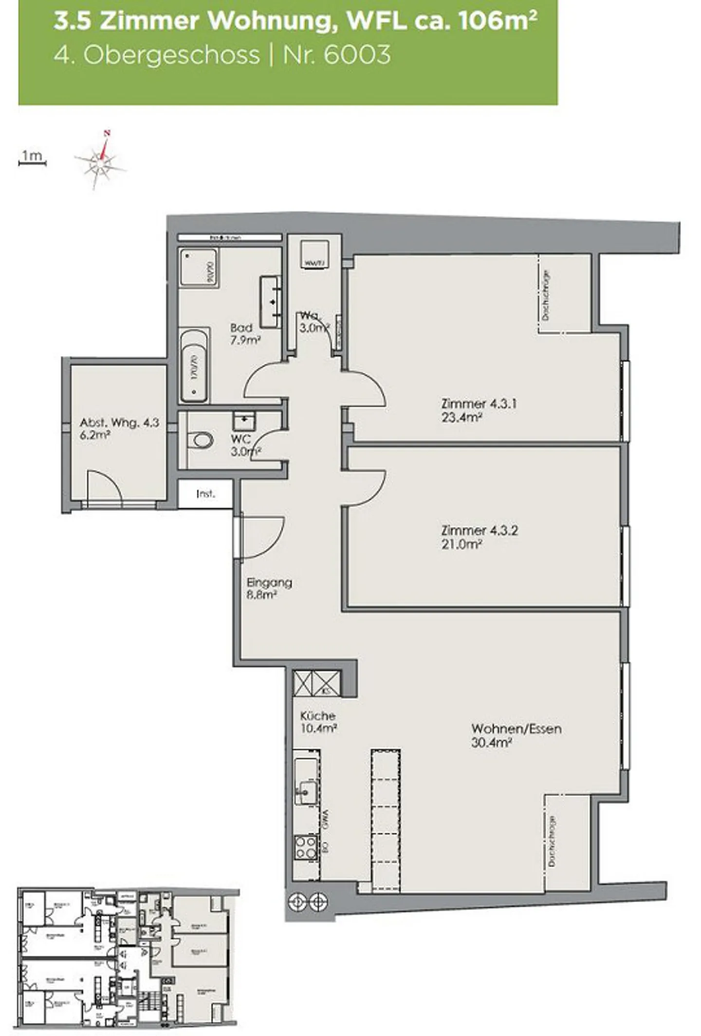 Charmante Wohnung in Schaffhausen - Foto 12 von 12