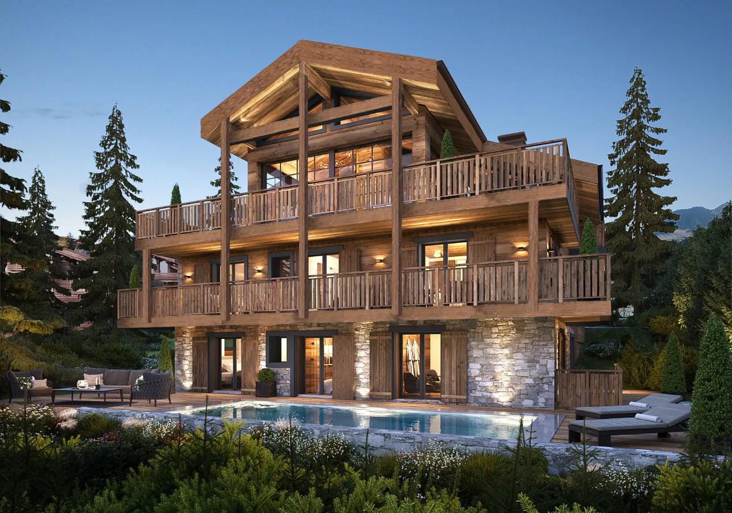 Chalet de Luxe avec Vue Époustouflante - Photo 1 sur 6