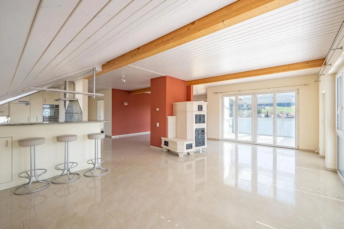 Penthouse de 5,5 pièces au cœur de Gais - Photo 3 sur 11