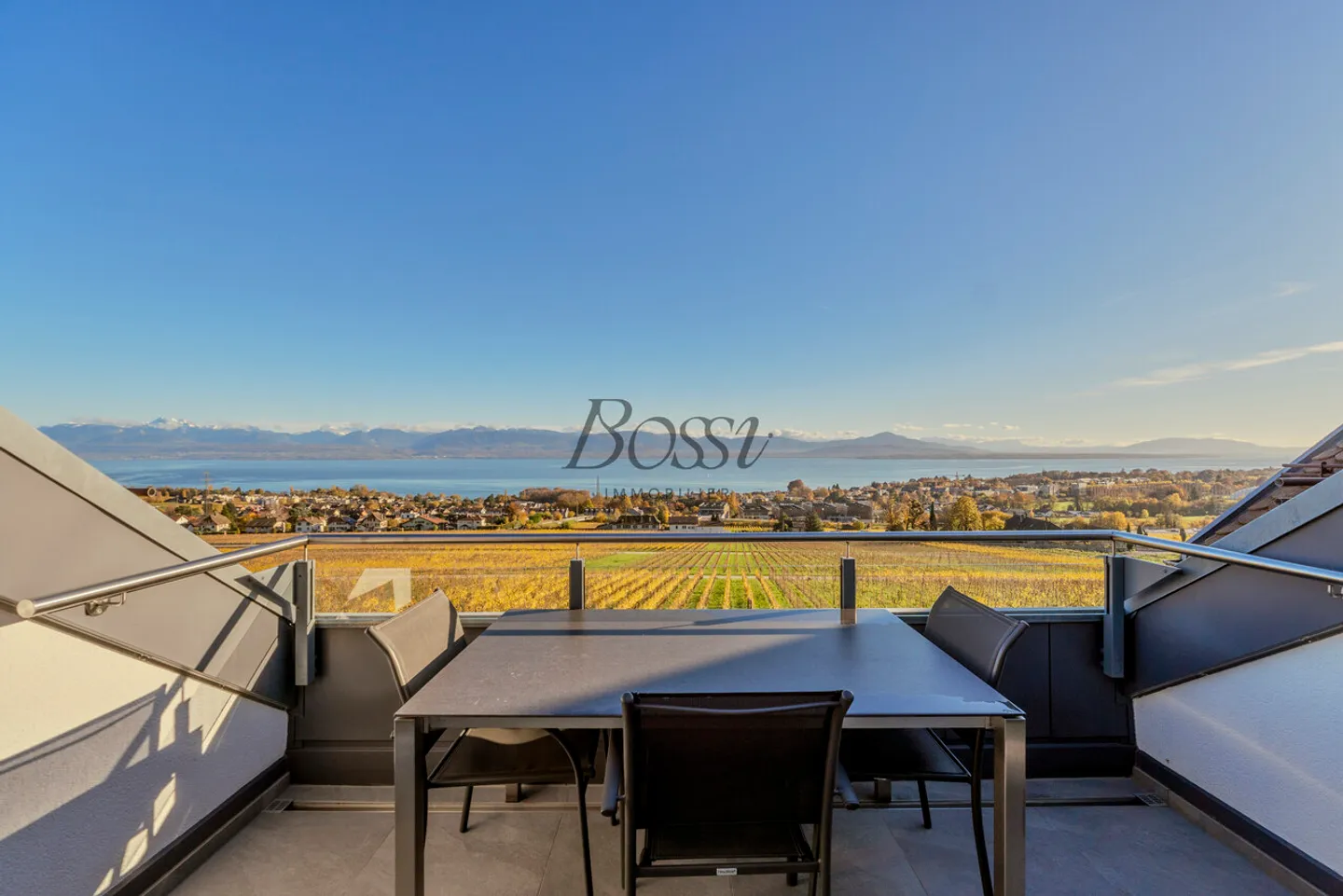 8 Minuten vom Bahnhof Rolle entfernt, Penthouse mit Blick auf den See-Alpen-Weinberge - Foto 1 von 16