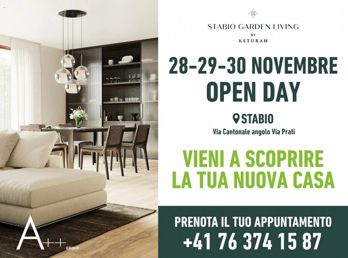 🌿 JOURNÉE PORTES OUVERTES | Stabio Garden Living Du 28 au 30 novembre 2025 – Stabio - Photo 1 sur 12