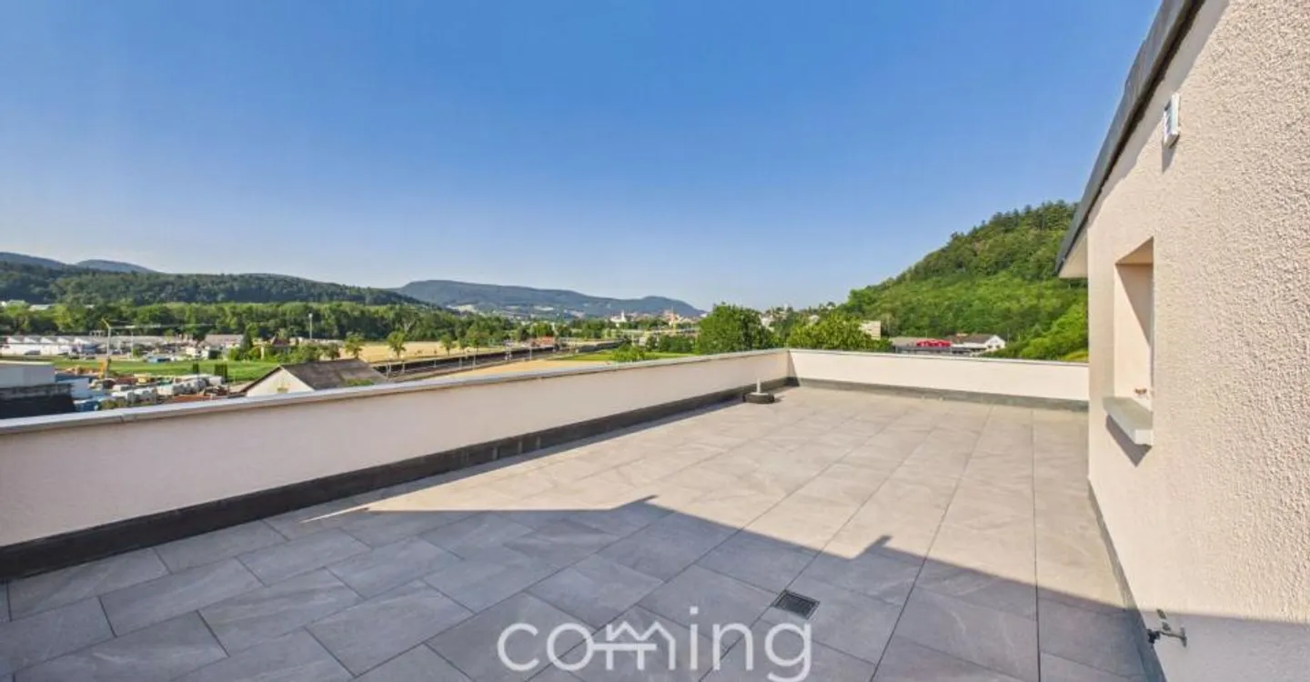 Appartement penthouse rénové de 4 pièces à Wöschnau avec grande terrasse et vues panoramiques - Photo 12 sur 13