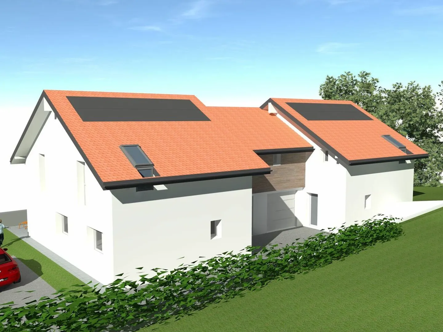 Villen mit Garagen im Projekt in Chêne-Pâquier VD - Foto 2 von 5