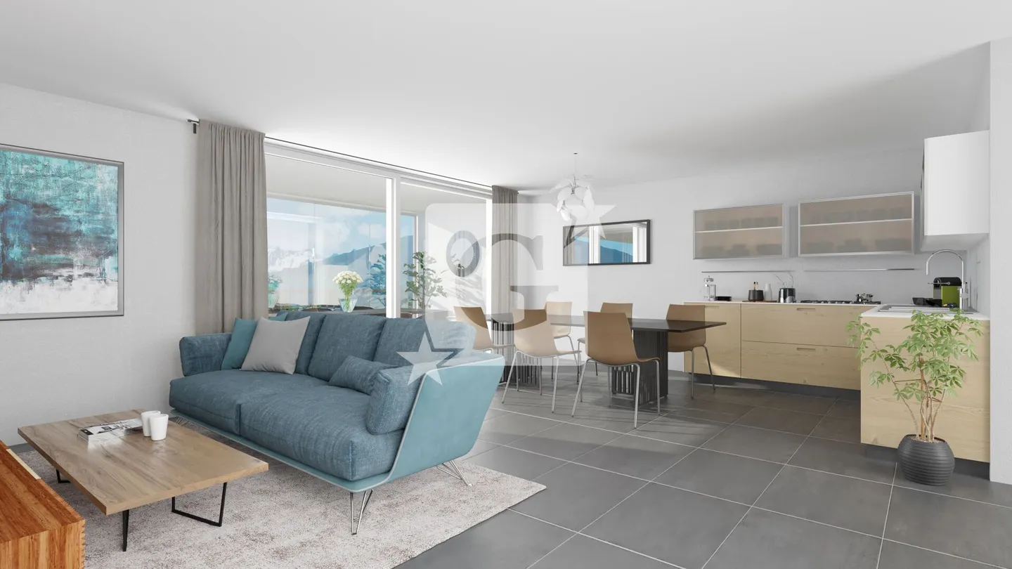 Magnifico loft idealmente situato a Conthey - Foto 3 di 5