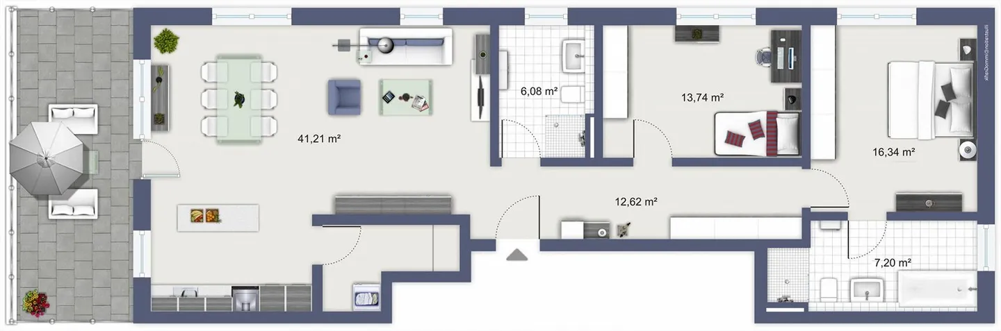 Attic apartment with plenty of space! - Photo 7 of 7