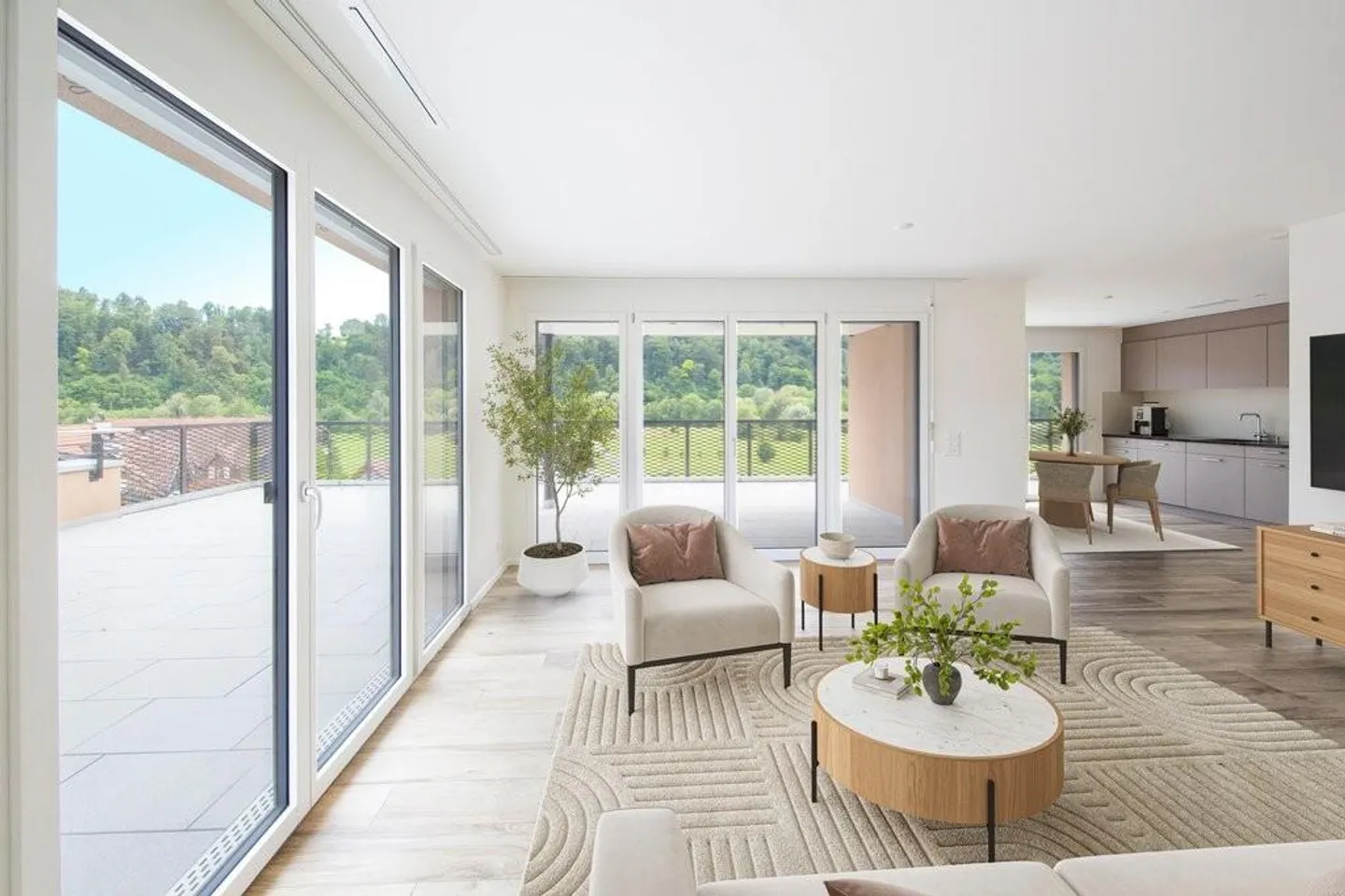 Attic apartment with spacious terrace (106 m2) - Photo 4 of 12