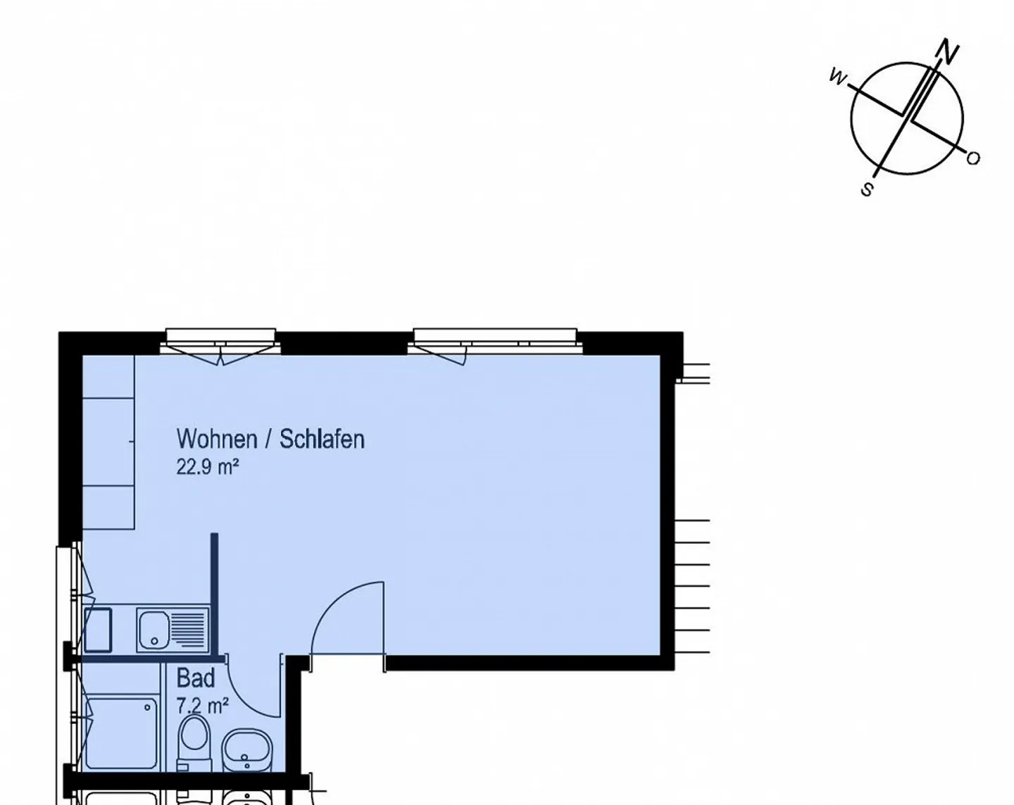 Vivre dans un emplacement central à Steinhausen idéal pour les célibataires - Photo 5 sur 5