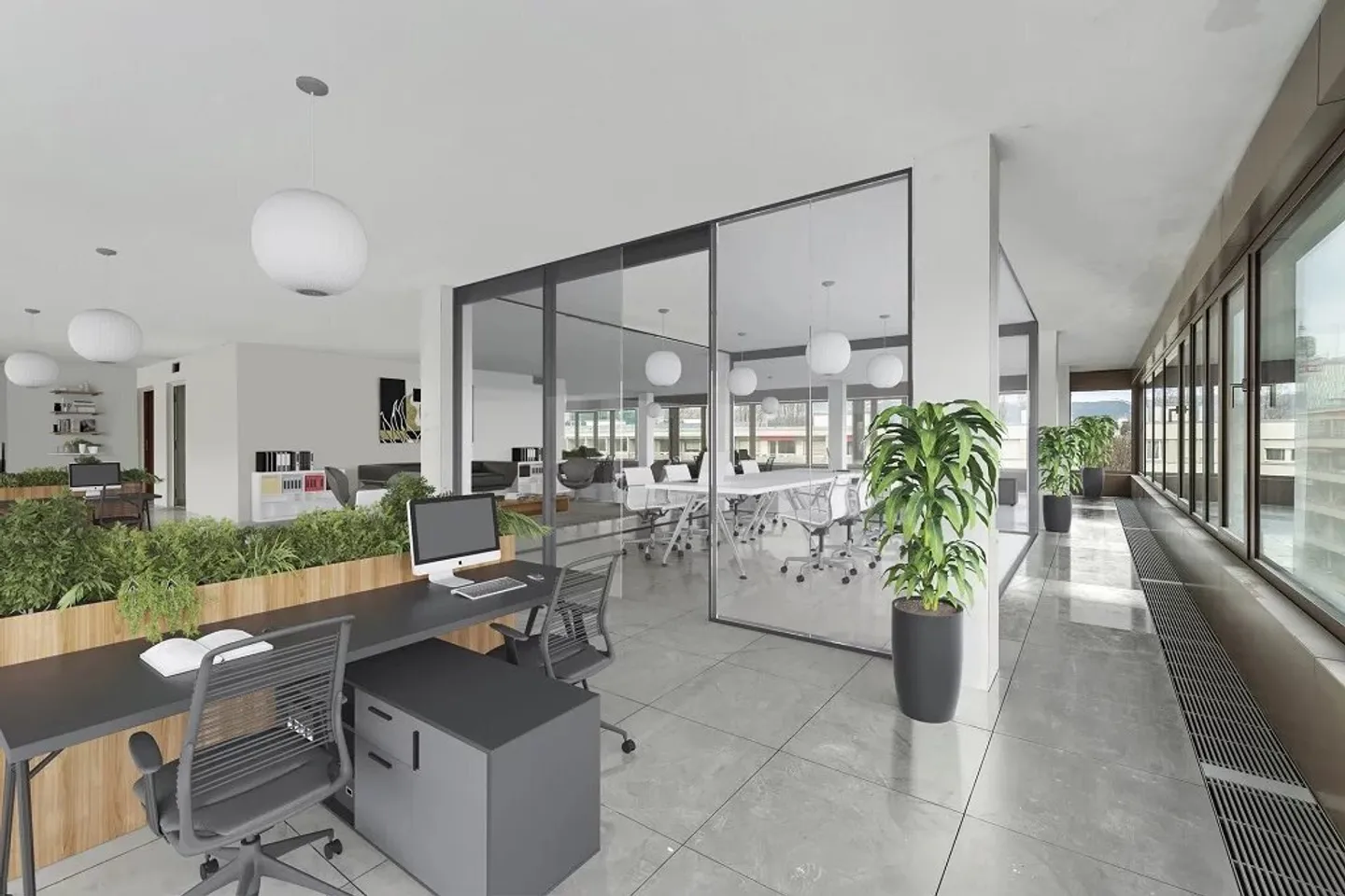 Superficie amministrativa di 245 m² nel cuore di un quartiere dinamico - Foto 6 di 12