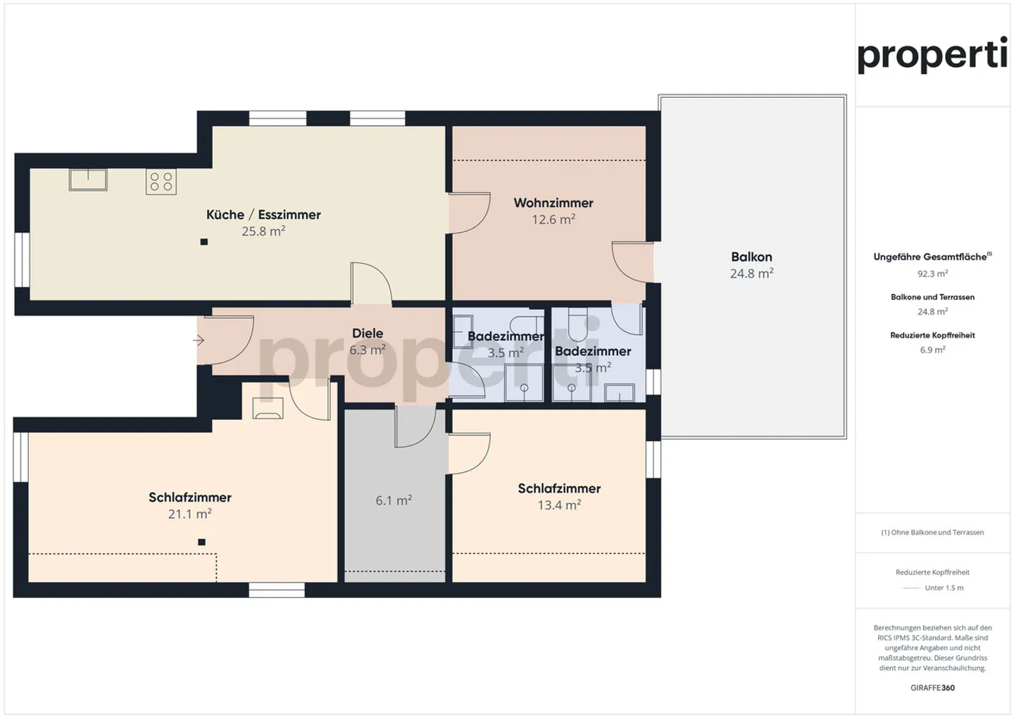 Dreamlike 4.5-room penthouse with spectacular views of Lake Constance in Landschlacht TG - Photo 11 of 12