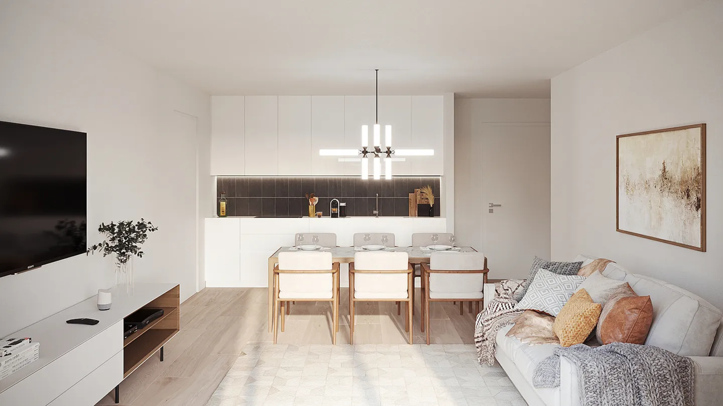 Estavayer / Frasses  In vendita magnifico appartamento di 3,5 locali con balcone!! - Foto 4 di 6