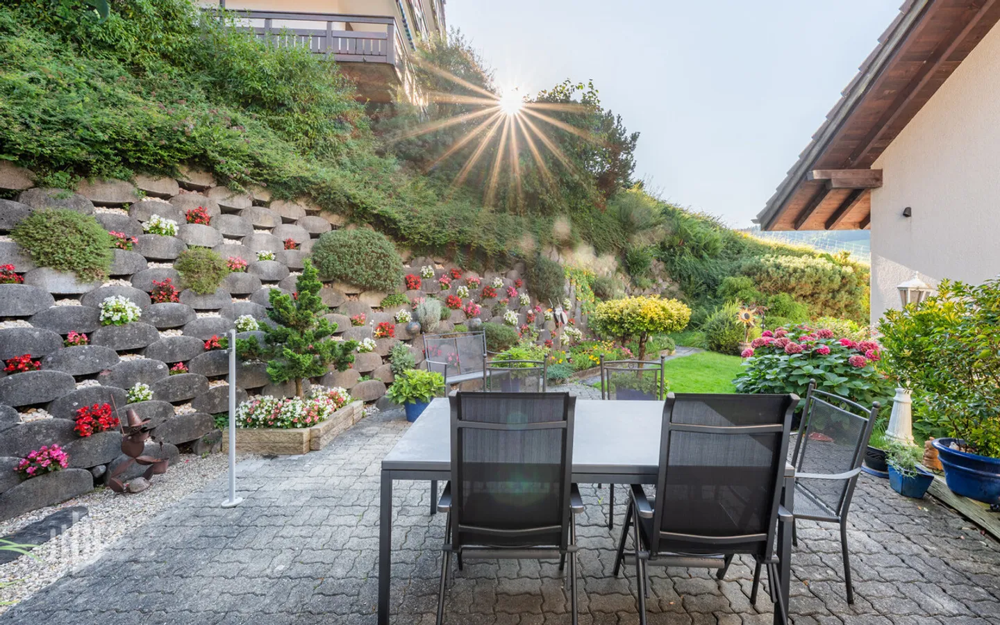 «ImmoWyss -  Sonnige Lage ob Thun mit Blick auf Berge und Thunersee» - Foto 3 von 10