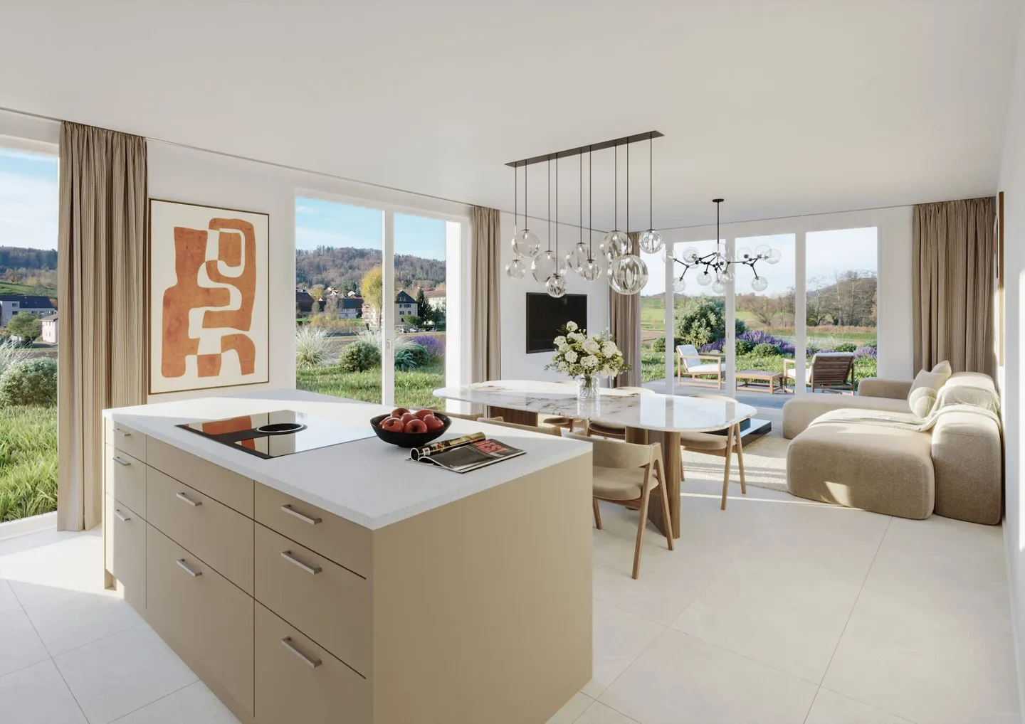 Appartement neuf de 3,5 pièces ensoleillé à Stein am Rhein - Photo 3 sur 5