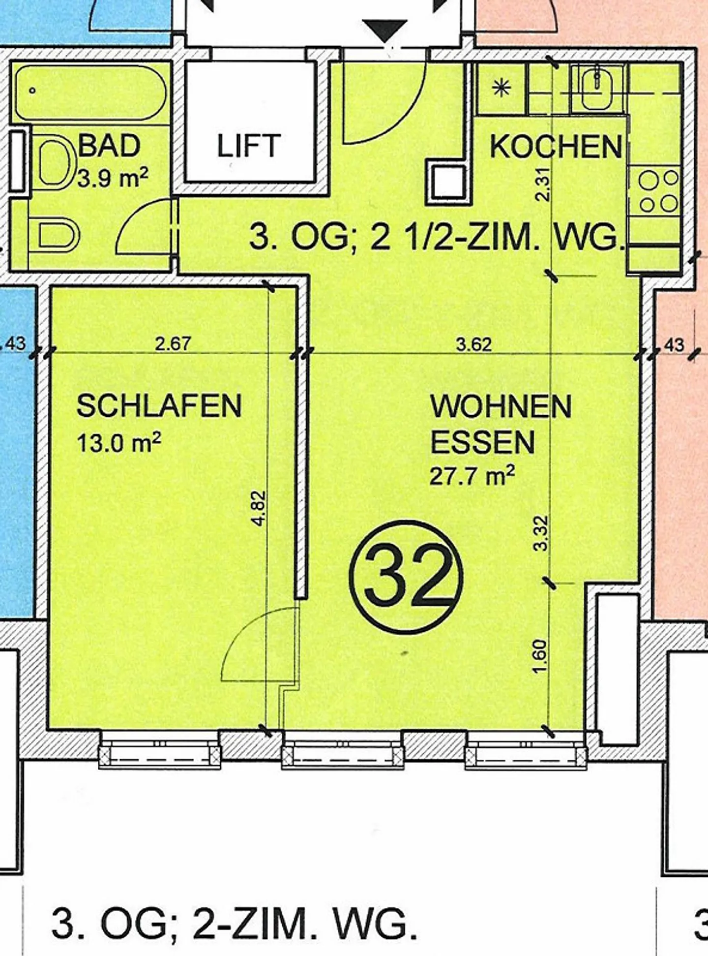 Klein – aber fein, 2.5 Zimmer-Single Wohnung ohne Balkon - Foto 10 di 10