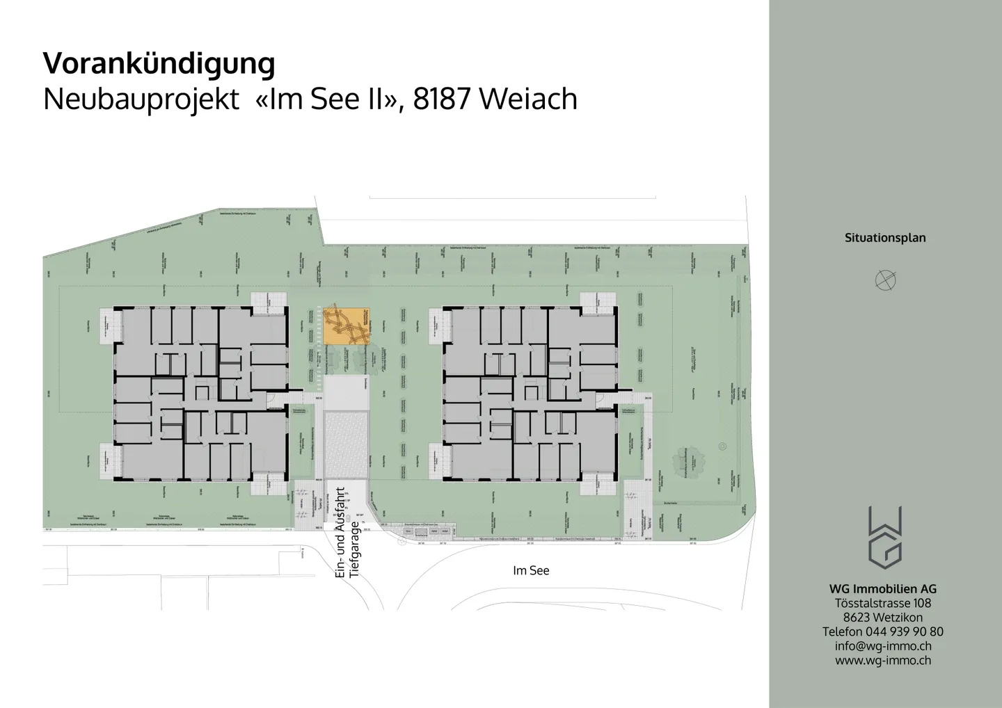 Pre-announcement / New construction project "Im See II", 8187 Weiach - Photo 1 of 5