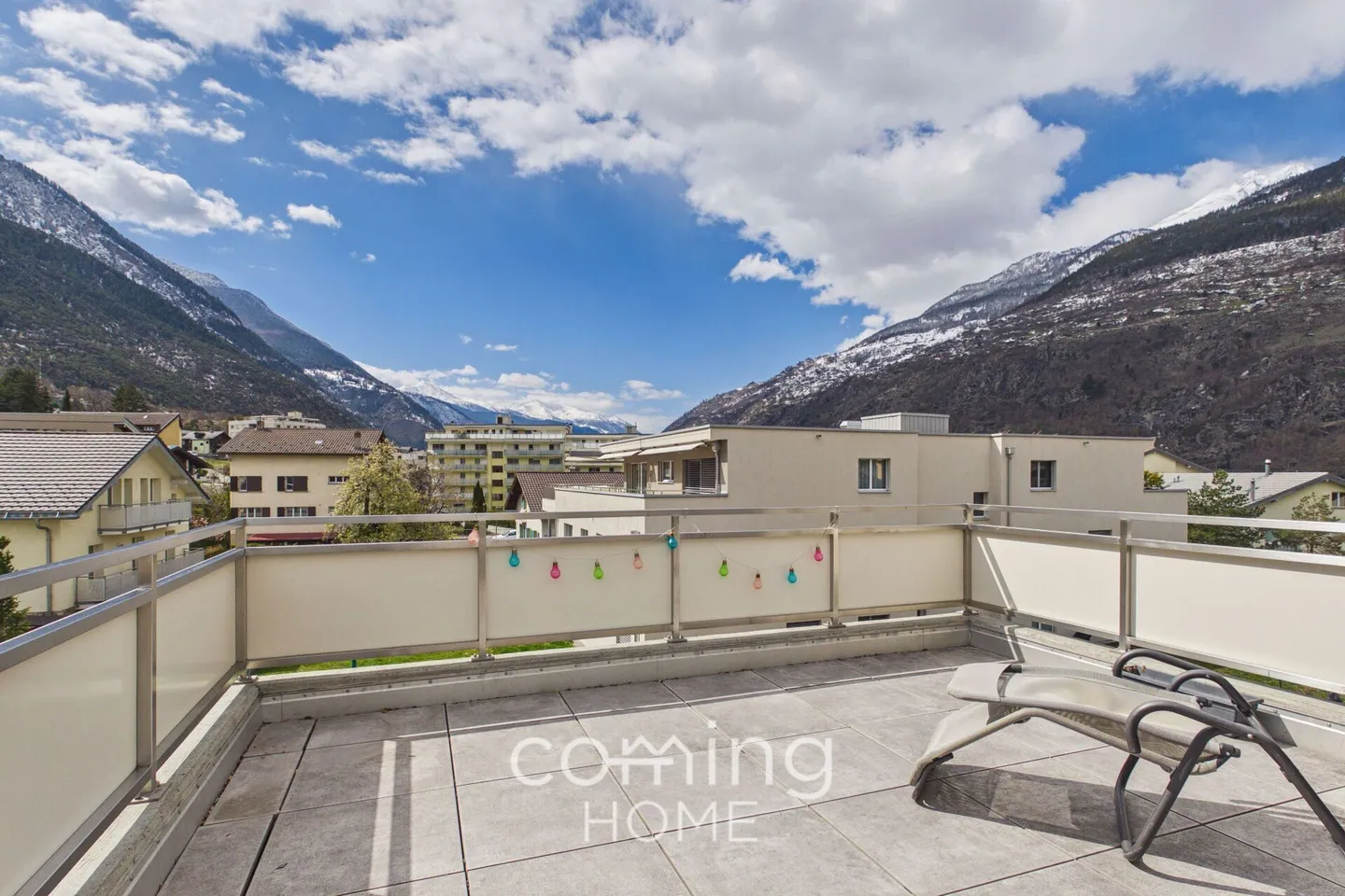 4,5-Zimmer-Penthouse mit Panoramaterrasse und Blick auf die Alpen in Brig - Foto 13 von 16