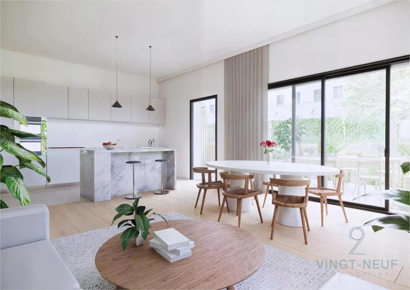 4 pièces au 1er étage - Lot 2.01 - Photo 2 sur 6