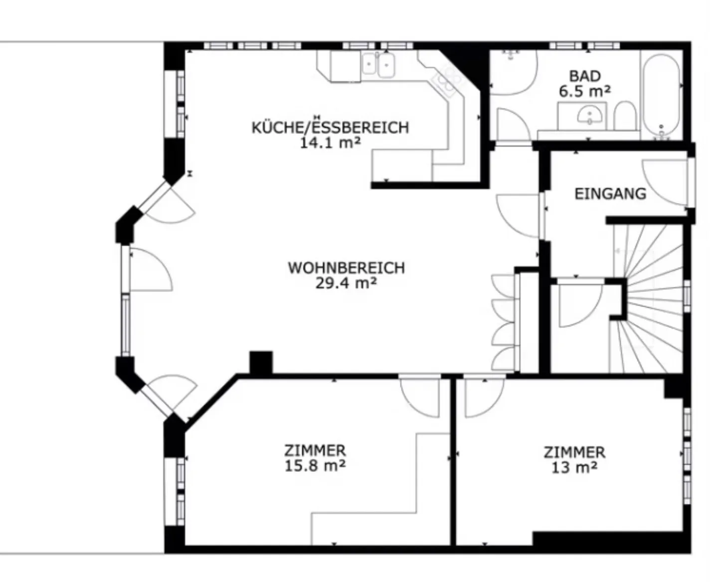 «Attraktive 3.5-Zimmer-Wohnung mit Seesicht und zuverlässigem Mieter – Ihre sichere Anlage in Flüelen (UR)» - Foto 5 von 13