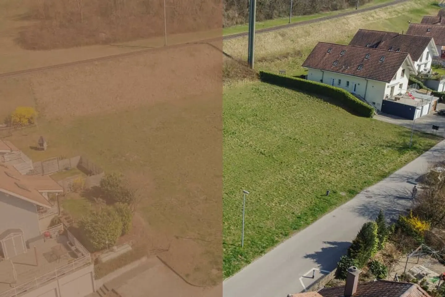 Terrain constructible ensoleillé avec potentiel à Kerzers - Photo 1 sur 6