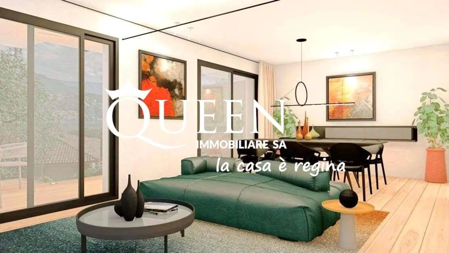 Vernate: new realization, 3.5-room apartment, 130 m², portico - Photo 8 of 10