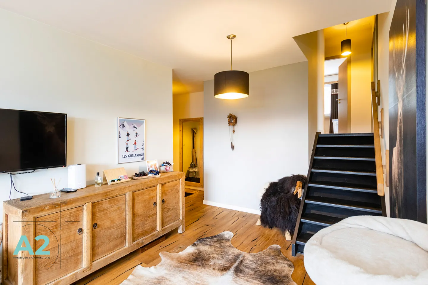 SKI-IN/SKI-OUT WOHNUNG MIT 4,5 ZIMMERN IM GARTENGESCHOSS MIT TERRASSE - Foto 5 von 12