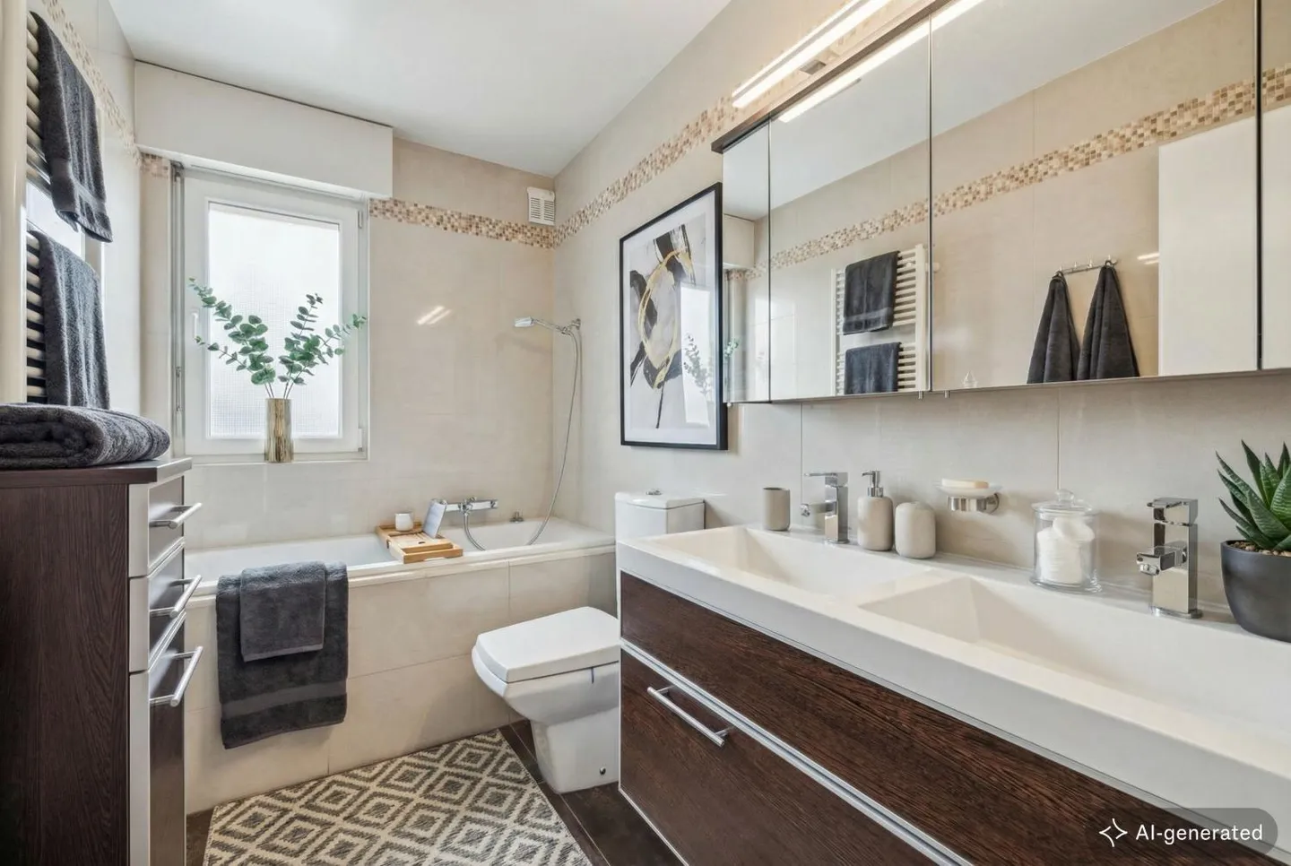 Helle Familienvilla nur wenige Schritte vom Hafen von Corsier entfernt - Foto 5 von 8