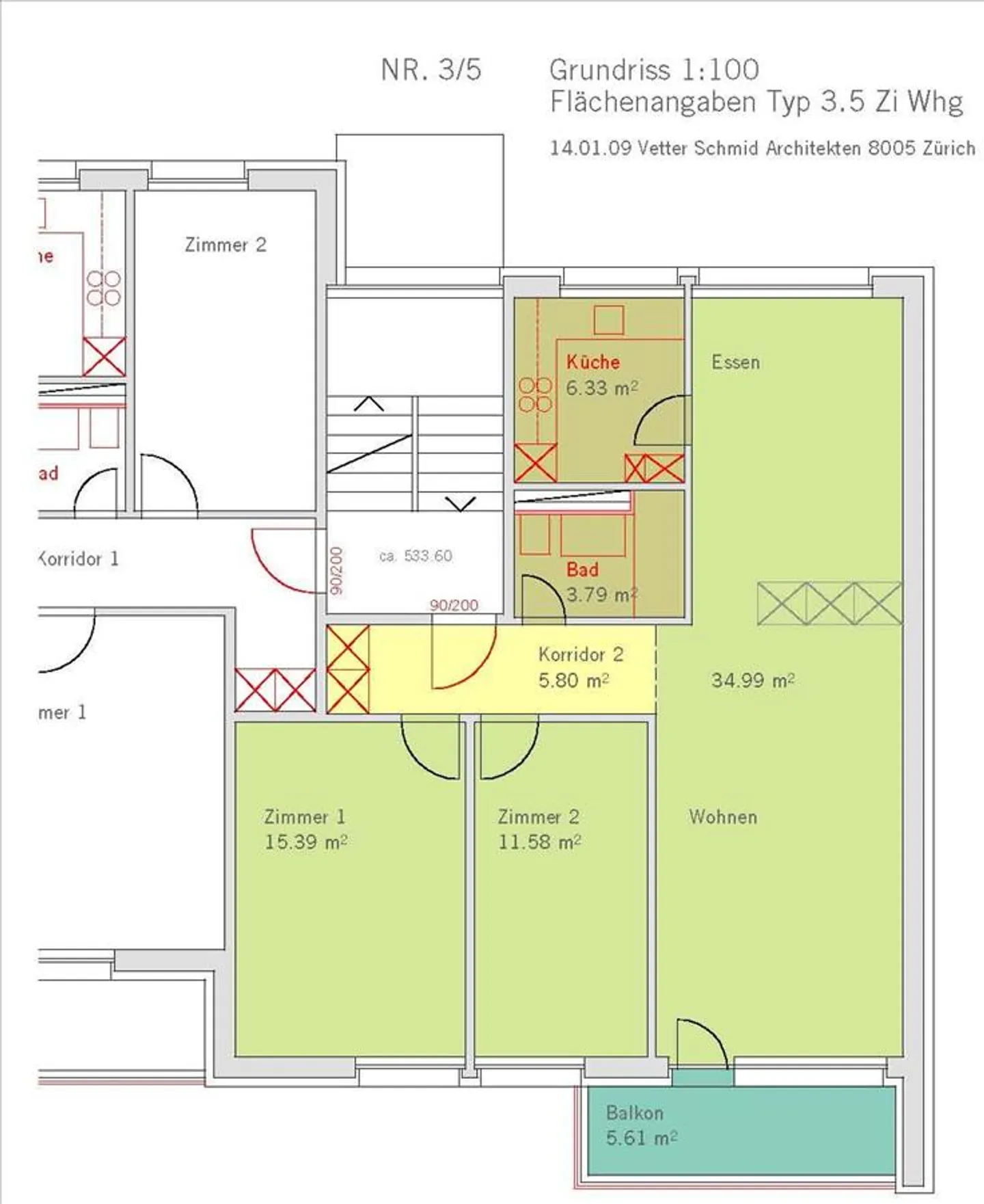 3.5 Room Apartment - Photo 5 of 5