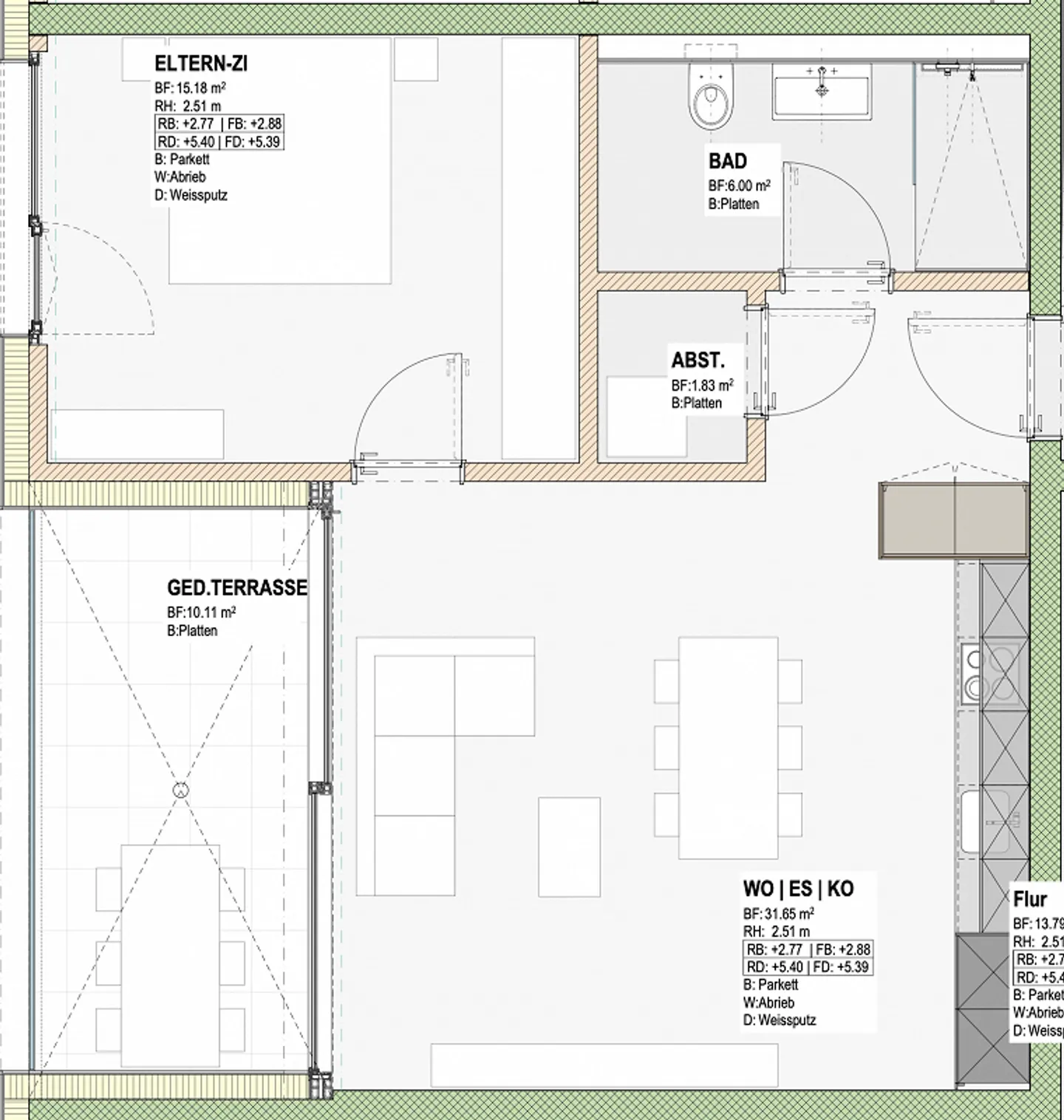 Exclusive 2.5-room apartment (1st floor) - Photo 11 of 11