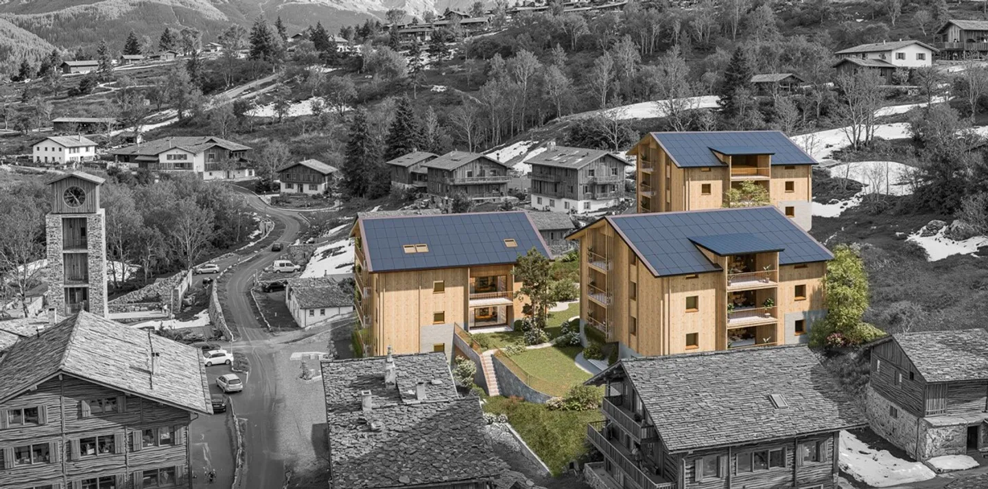 Nuovo HASOL a Bürchen con appartamenti in affitto da 1,5 a 5,5 stanze - Foto 1 di 13