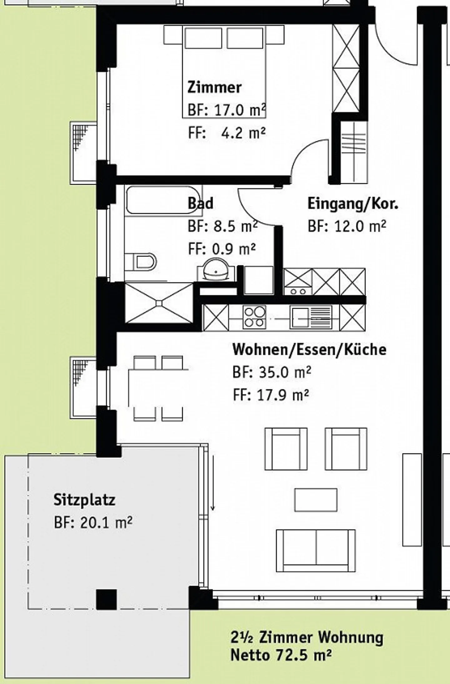 Appartamento giardino vicino al centro - Foto 9 di 9