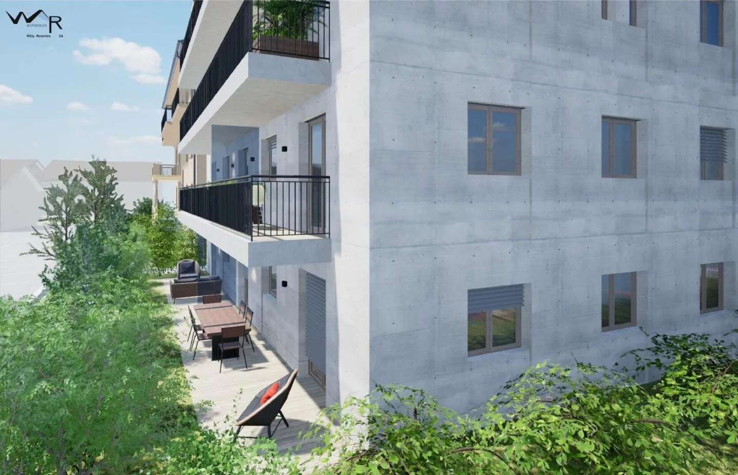 PPE Romande XXV - Lot 308 - Duplex North 4.5 rooms 3rd V1 - Photo 12 of 13