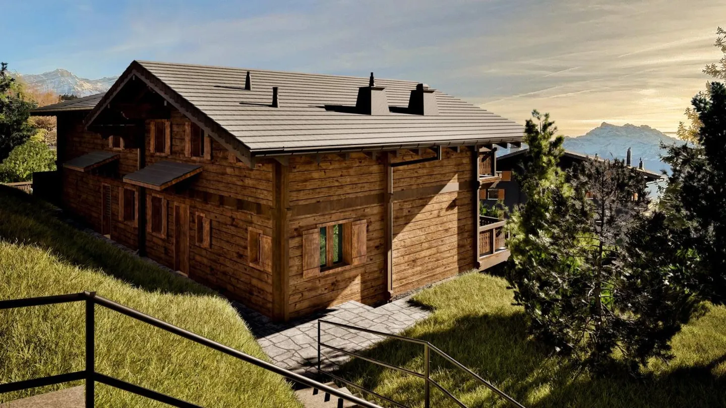 Chalet à rénover dans le centre de Villars - Photo 4 sur 13