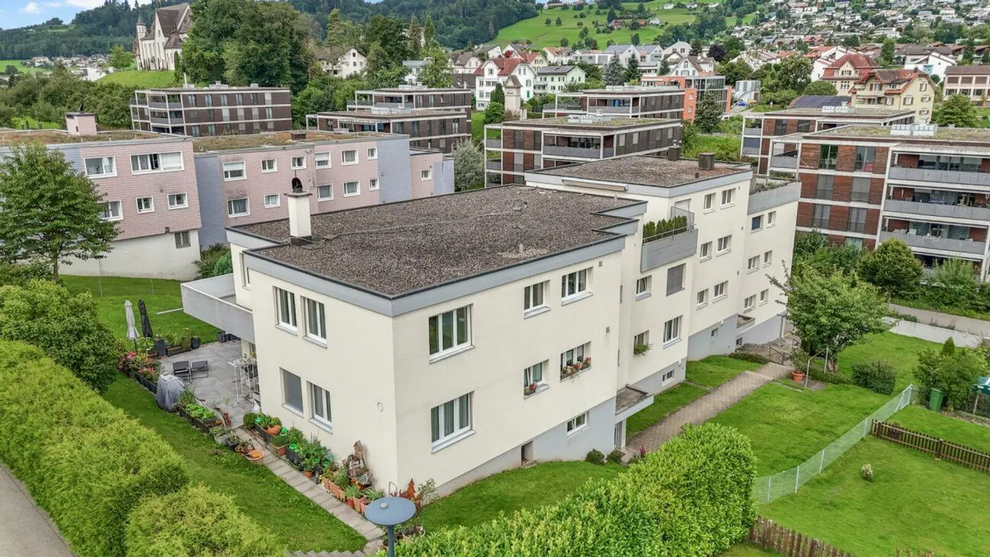 Appartement confortable de 3,5 pièces avec belle vue à Abtwil - Photo 12 sur 15