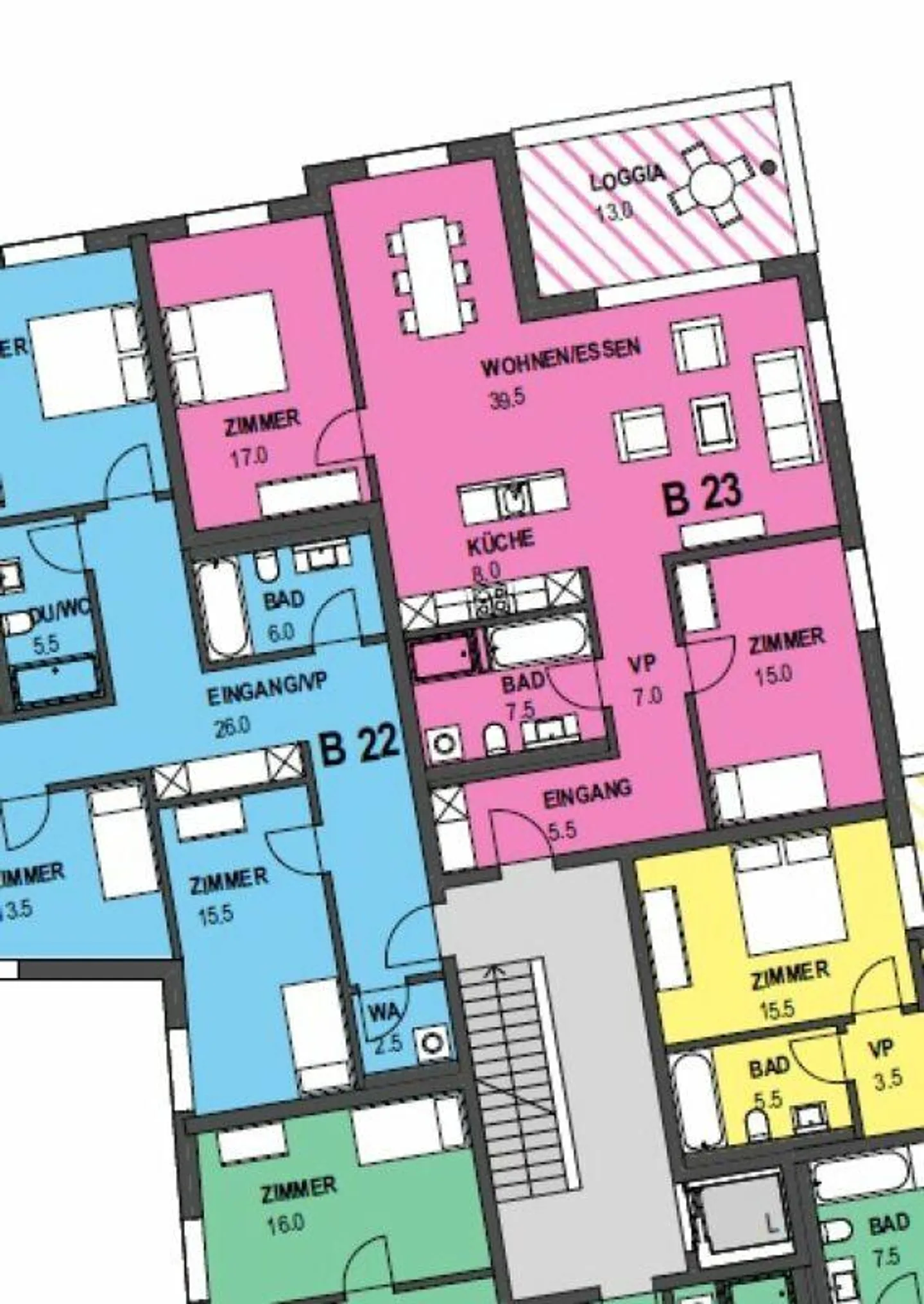 3.5-room apartment in new building standard seeks new tenant! - Photo 13 of 13