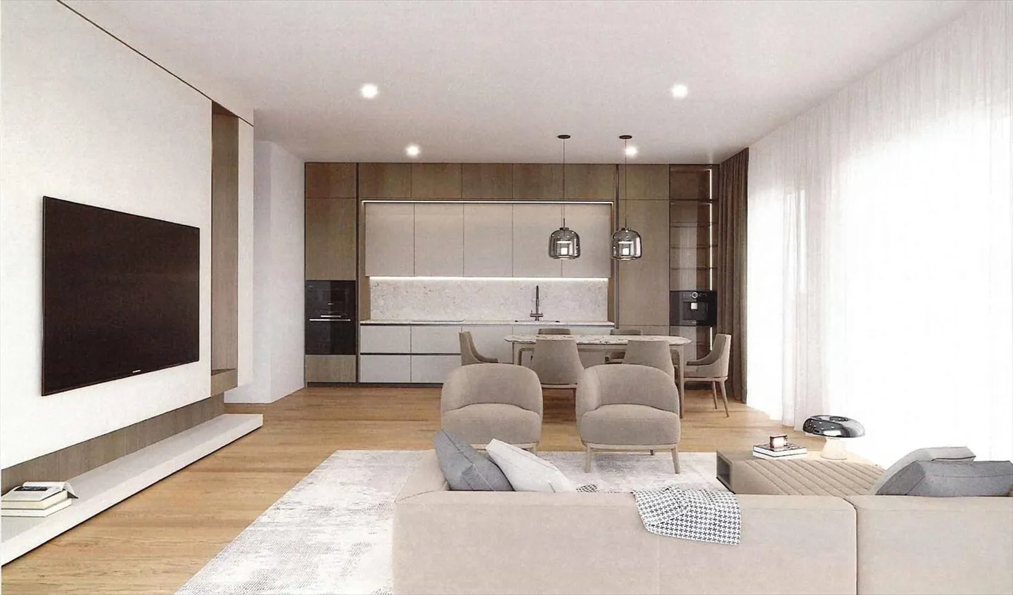 Lot 5 : Appartement 3.5 pièces de 80 m² + balcon de 19.3 m² - Photo 6 sur 9