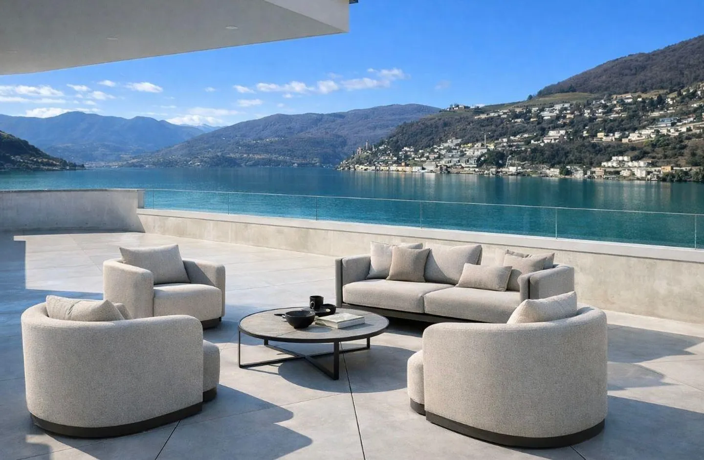 Design villa in a unique location with breathtaking lake view and dock - Photo 1 of 23